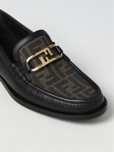 fendi black male dress shoe with navy sole|fendi loafers for men.